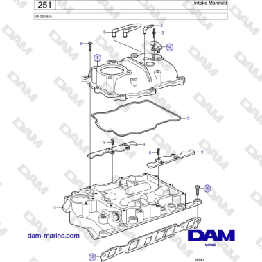 Volvo Penta V6-225 -...