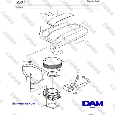Volvo Penta V6-225 - Cuerpo...