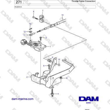 Volvo Penta V6-225 -...