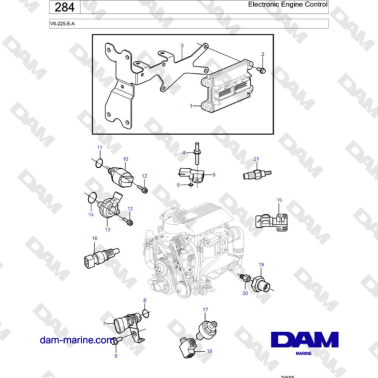 Volvo Penta V6-225 - Electronic Engine Control