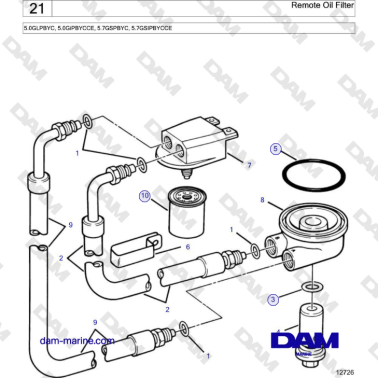 Volvo Penta 5.7L GSI -...