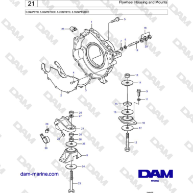 Volvo Penta 5.7L GSI -...