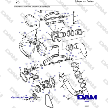 Volvo Penta 5.7L GSI -...
