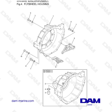 Yanmar 6LP-DTP - CARCASA...