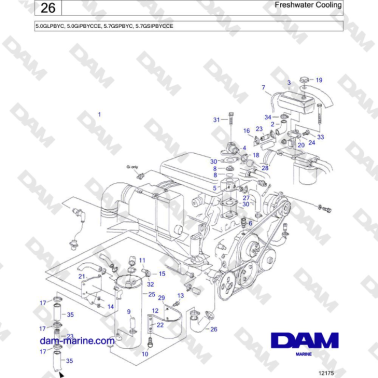 Volvo Penta 5.7L GSI -...