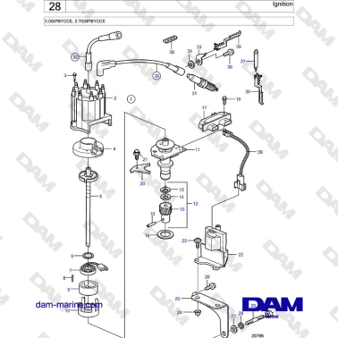Volvo Penta 5.7L GSI -...