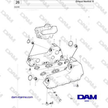 Volvo Penta AQ225B -...