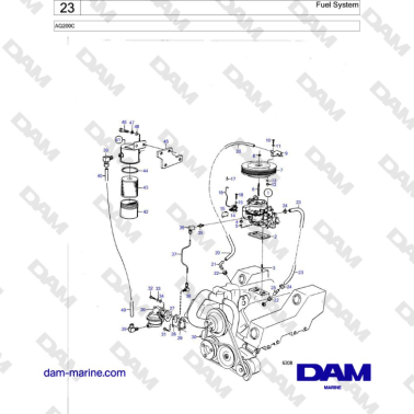 Volvo Penta AQ200C -...