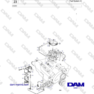Volvo Penta AQ225C -...