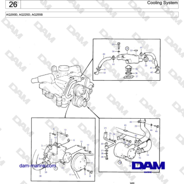Volvo Penta AQ200D, AQ225D,...