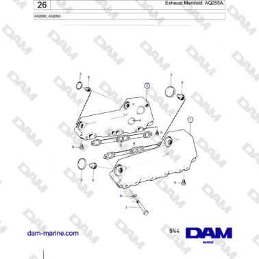 Volvo Penta AQ200C, AQ225C...