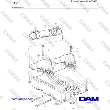 Volvo Penta AQ200D, AQ225D...
