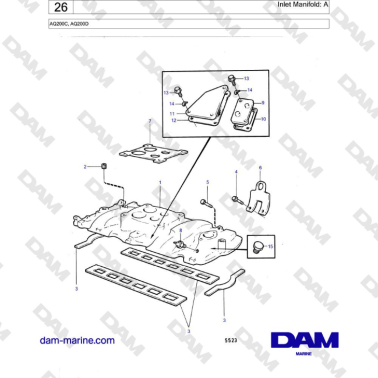 Volvo Penta AQ200C, AQ200D...