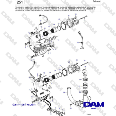 Volvo Penta V6-250 - Exhaust