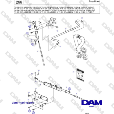 Volvo Penta V6-250 - Easy Drain