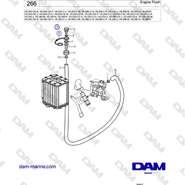 Volvo Penta V6-250 - Engine Flush