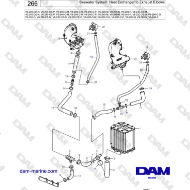 Volvo Penta V6-250 -...