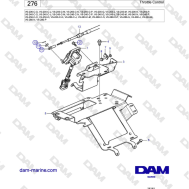 Volvo Penta V6-250 - Throttle Control