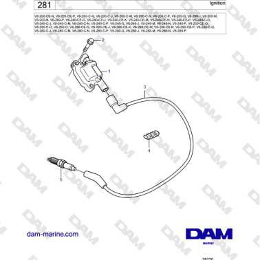 Volvo Penta V6-250 - Ignition