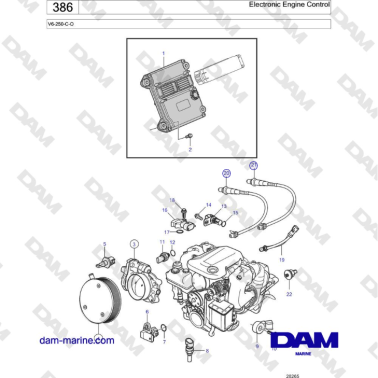 Volvo Penta V6-250 -...