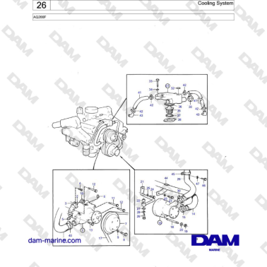 Volvo Penta AQ200F -...