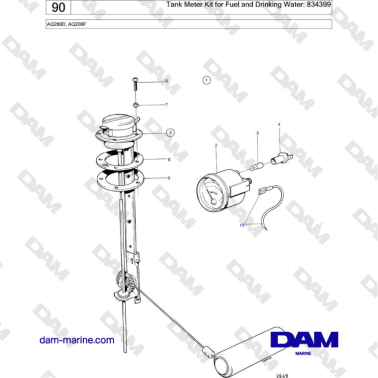 Volvo Penta AQ200F - Kit de...