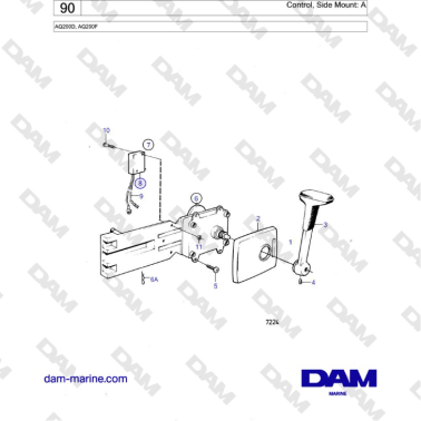 Volvo Penta AQ200F -...