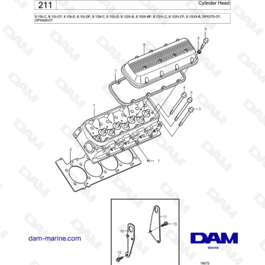 Volvo Penta 8.1L GSI - Cylinder Head