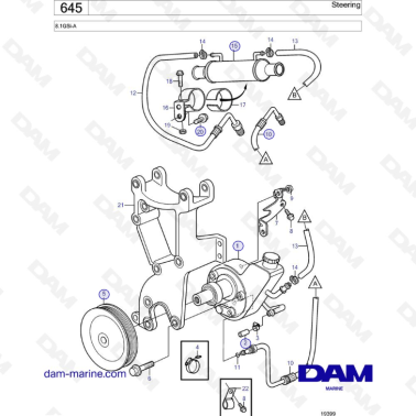 Volvo Penta 8.1L GSI - Steering