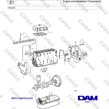 Volvo Penta TAMD70 -...
