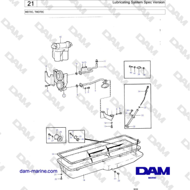 Volvo Penta TMD70 - Lubricating System Spec Version