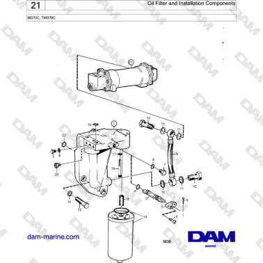 Volvo Penta TMD70 - Oil...