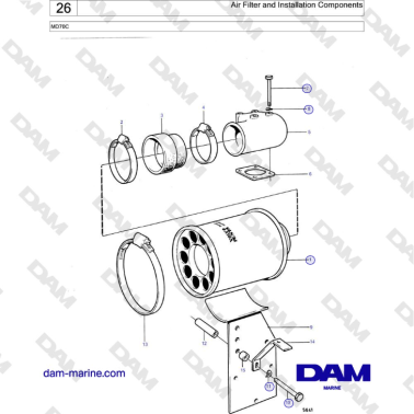 Volvo Penta MD70 - Filtro...