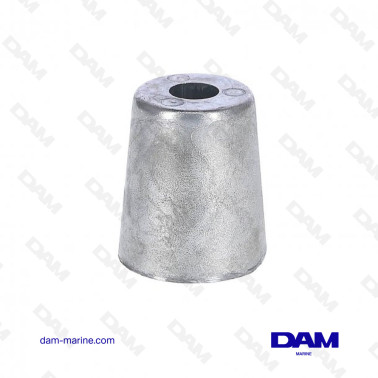 ANODE EMBOUT ARBRE 6 PANS...