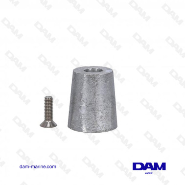 ANODE TAPERED SHAFT 22-25MM