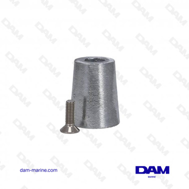 30MM TAPERED SHAFT END ANODE