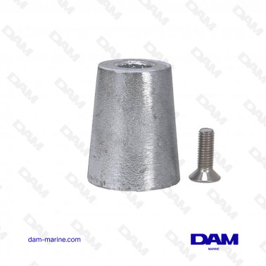 35MM TAPERED SHAFT END ANODE