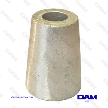 55MM TAPERED SHAFT END ANODE
