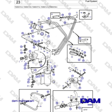 Volvo Penta TAMD41H-A,...