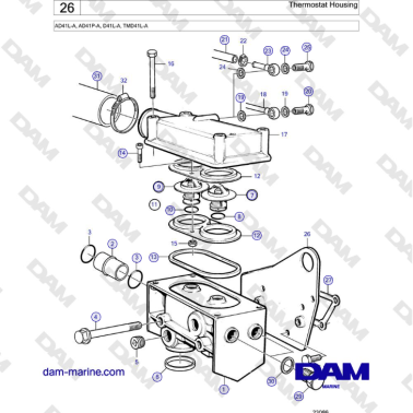 Volvo Penta AD41L-A,...