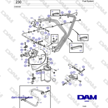 Volvo Penta KAMD42B -...