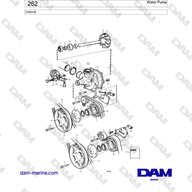 Volvo Penta TAMD42B - Water Pump