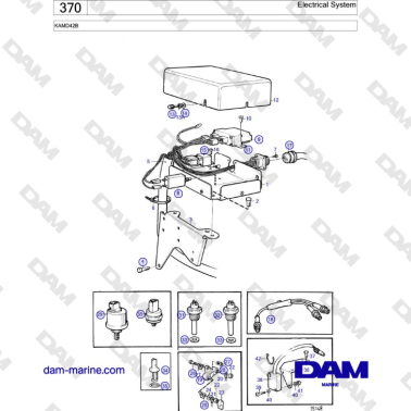 Volvo Penta KAMD42B - Electrical System