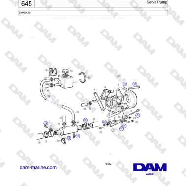 Volvo Penta TAMD42B - Servo...