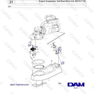 Volvo Penta MD7 -...