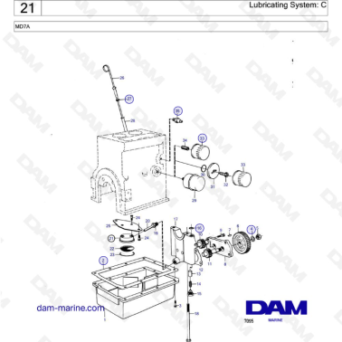 Volvo Penta MD7A - Sistema...