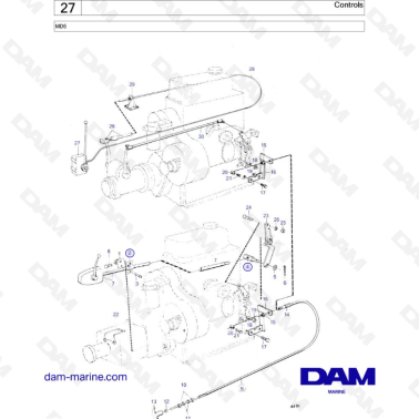 Volvo Penta MD6A - Controls