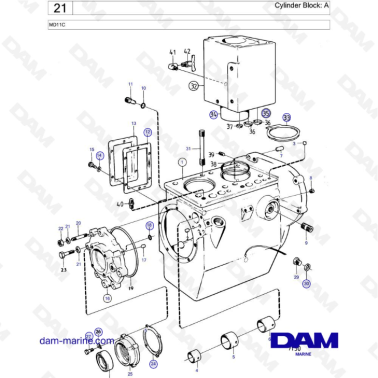 Volvo Penta MD11C - Bloque...