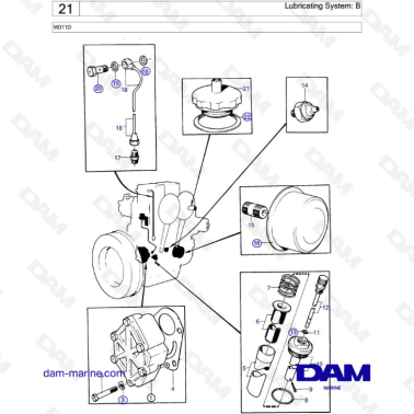 Volvo Penta MD11D -...