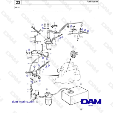 Volvo Penta MD11D - Sistema...